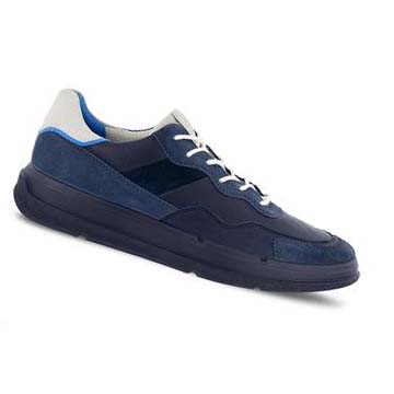 Men's Ecco Soft X Urban Casual Shoes Blue | Canada 488LIS